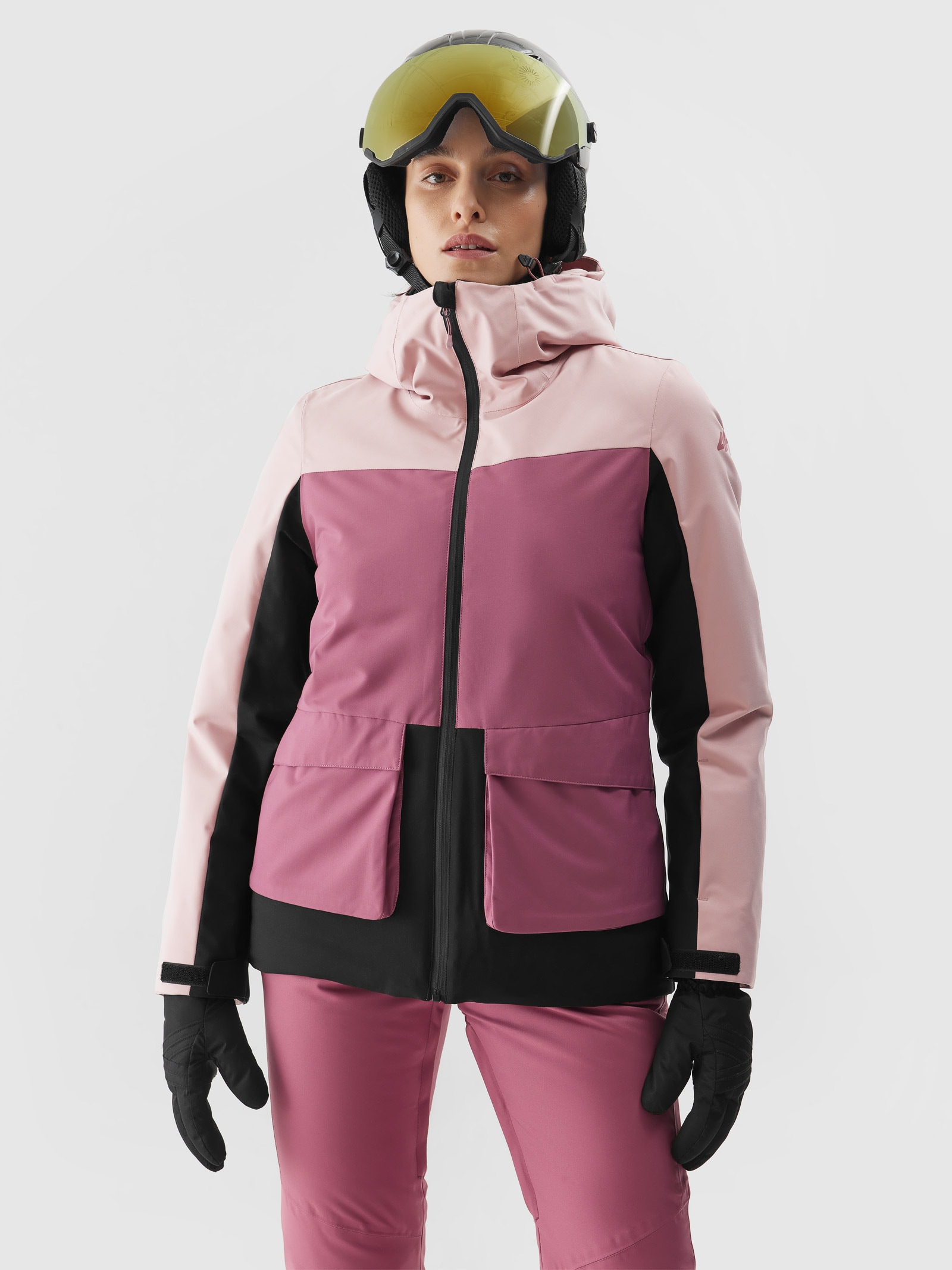 Levně Dámská lyžařská bunda membrána 8000 - růžová