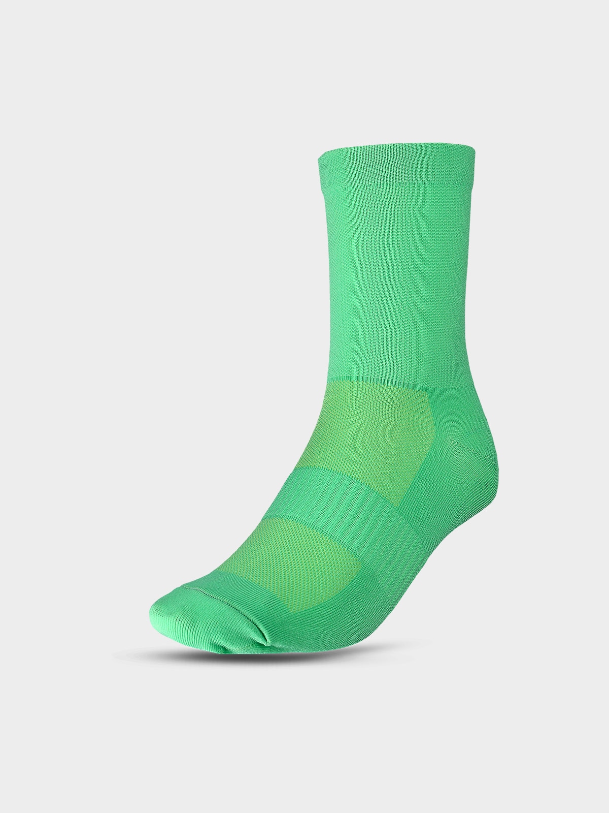 Levně Cyklistické ponožky nad kotník unisex - zelené