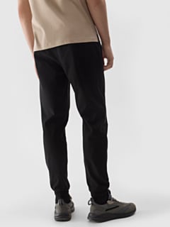 Pánské kalhoty casual jogger - černé